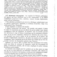 0091 - Page 87 - Musculaire (Tissu). Pathologie (suite). Pathologie spéciale. Paralysie pseudo-hypertrophique ou myo-sclérosique [A. Kelsch] (bibliographie) / Pathologie chirurgicale [Albert Hénocque]
