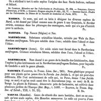 0430 - Page 426 - Nardostachys [G. Planchon] (bibliographie) / Nardus [G. Planchon] / Narines. Voy. Nasale (Région) et Nez / Narthécine [Amédée Dechambre] / Narthécique (Acide) [Amédée Dechambre] / Narthécium [G. Planchon] / Narthex [H. Baillon] / Narval [Paul Gervais]