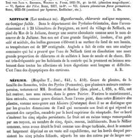 0063 - Page 59 - Nees von Esenbeck (Les deux) [L. Hahn] (bibliographie) / Neffiach (Eau minérale de) [A. Rotureau] / Néflier [H. Baillon]