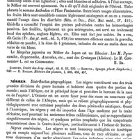 0064 - Page 60 - Néflier [H. Baillon] (bibliographie) / Nègres [V. De Rochas]