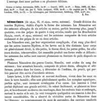 0095 - Page 91 - Nemesius [E. Beaugrand] (bibliographie) / Némocères [A. Laboulbène]