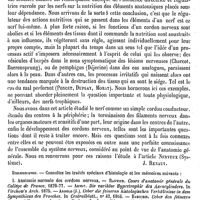 0180 - Page 176 - Nerfs. Anatomie générale [J. Renaut] (bibliographie)