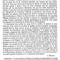 0499 - Page 495 - Nerveux (Système). Anatomie générale [J. Renaud] (bibliographie) / Anatomie et physiologie du système nerveux envisagé dans la série animale [G. Carlet]