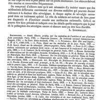 0700 - Page 696 - Névralgies [L. Lereboullet] (bibliographie)