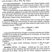 0230 - Page 226 - Nicotianine / Chimie [A. Bordier] / Action physiologique [A. Bordier] / Nicotianique (Acide) [A. Bordier] / Nicotine / Chimie [Malaguti]