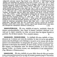 0360 - Page 356 - Nose (Karl-Wilhelm) [L. Hahn] (bibliographie) / Nosencéphales [Amédée Dechambre] / Nosologie, Nosographie [Amédée Dechambre] / Nosomanie [Amédée Dechambre] / Nosophore. Voy. Lit / Nossirophéline. Voy. Lit