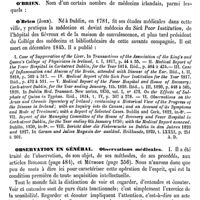 0068 - Page 64 - Obongos [Amédée Dechambre] / Obotrites [Amédée Dechambre] / Obrany [G. Planchon] (bibliographie) / O'brien [A. Dureau] / Observation en général [Amédée Dechambre]