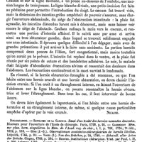 0128 - Page 124 - Obturatrice (Hernie) [E. Nicaise] (bibliographie)