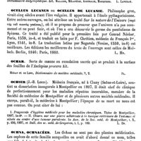 0154 - Page 150 - Océanie [H. Laveran] (bibliographie) / Ocellus Lucanus ou Ocellus de Lucanie [L. Hahn] / Ochar [G. Planchon] / Ochier (J.-B. Louis) [L. Hahn] / Ochna, Ochnacées [H. Baillon]