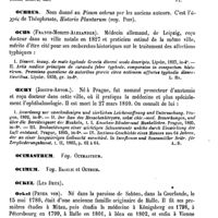 0156 - Page 152 - Ochrosia [G. Planchon] (bibliographie) / Ochrus [G. Planchon] / Ochs (Frantz-Moritz-Alexander) [L. Hahn] / Oechy (Joseph-Anton) [A. Dureau] / Ocimastrum. Voy. Ocymastrum / Ocimum. Voy. Basilic et Ocymum / Ockel (Les deux) [L. Hahn]