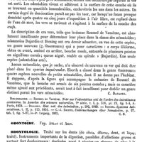 0188 - Page 184 - Odontobius [C. Davaine] (bibliographie) / Odontoïde. Voy. Atlas et Axis / Odontologie (Histoire) [A. Chéreau]