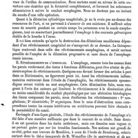 0469 - Page 465 - Oesophage. Pathologie. Dilatations de l'oesophage [Michel] / Rétrécissements de l'oesophage [Michel]
