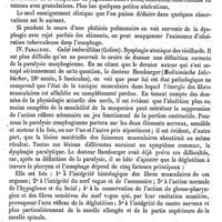 0499 - Page 495 - Oesophage. Pathologie. Néo-formations. Pseudoplasmes de l'oesophage. Tubercules [Michel] / Paralysie [Michel]