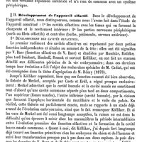 0064 - Page 60 - Olfaction (Appareil et fonction de l'). Anatomie [François Franck] / Développement de l'appareil olfactif [François Franck]