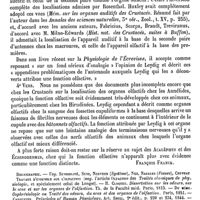 0120 - Page 116 - Olfaction (Appareil et fonction de l'). Anatomie et physiologie comparées [François Franck] (bibliographie)