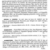 0434 - Page 430 - Oniscides [Ed. Lefèvre] / Onitis et Onites [G. Planchon] (bibliographie) / Onobleton [G. Planchon] / Onobrychis [H. Baillon] / Onocérine [Amédée Dechambre] / Onogeros ou Onogoros [G. Planchon]