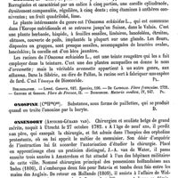 0436 - Page 432 - Onoporde ou Onopordone [G. Planchon] (bibliographie) / Onopteris [G. Planchon] / Onopynos [G. Planchon] / Onosma [G. Planchon] / Onospine [Amédée Dechambre] / Onsenoort (Antoine-Gérard van) [L. Hahn]