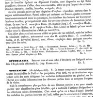 0638 - Page 634 - Ophrys [Ed. Lefèvre] (bibliographie) / Ophthalmica [Ed. Lefèvre] / Ophthalmie / Définition [E. Warlomont]
