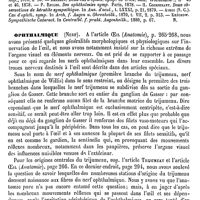 0034 - Page 30 - Ophthalmie sympathique (Ophthalmie réflexe) [Nuel] (bibliographie) / Ophthalmique (Nerf) [Nuel]