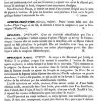0133 - Page 129 - Ophthalmostats [O. Aubry] / Ophthalmoxystre [Amédée Dechambre] / Opianine [Malaguti] / Opianique (Acide) [Malaguti]
