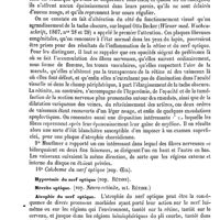 0314 - Page 310 - Optique (Nerf). Pathologie. Anomalies congénitales du nerf optique [Duwez] / Hyperémie du nerf optique. Voy. Rétine / Névrite optique. Voy. Neuro-rétinite, art. Rétine / Atrophie du nerf optique [Duwez]