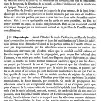 0129 - Page 125 - Oreille. Développement et anatomie comparée [C. Coÿne] / Physiologie [C. Coÿne]