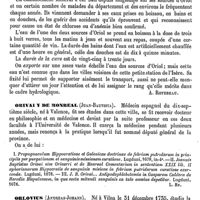 0553 - Page 549 - Oriol (Eaux de minérales d') [A. Rotureau] / Orivai y de Monréal (Juan-Bautista) [L. Hahn] (bibliographie) / Orlovius (Andreas-Johann) [L. Hahn]