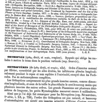 0736 - Page 732 - Orthopédie [L. H. Petit] (bibliographie) / Orthopnée [Amédée Dechambre] / Orthoptères [A. Laboulbène]