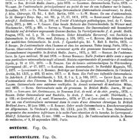 0545 - Page 541 - Ostéomalacie [Albert Hénocque] (bibliographie) / Ostéome. Voy. Os / Ostéomyélite. Voy. Os / Ostéopériostite. Voy. Os / Ostéophytes [Albert Hénocque]