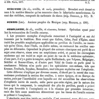 0581 - Page 577 - Otocéphaliens [O. Larcher] (bibliographie) / Otoconie [Amédée Dechambre] / Otomis (Les). Voy. Mexique [Amédée Dechambre] / Otoplastie [Albert Hénocque]