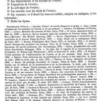 0733 - Page 729 - Ovaire. Pathologie. Généralités [A. Ferrand] (bibliographie)