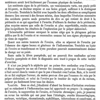0786 - Page 782 - Ovaire. Pathologie. Ovarites [A. Ferrand] / Variétés [A. Ferrand]