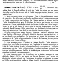 0468 - Page 464 - Oxybenzuramique ou Uramidobenzoique (Acide) [L. Hahn] / Oxybromokakodyle ou Oxybromure de kakodyle [L. Hahn] / Oxybutyriques (Acides) [L. Hahn] / Oxycamphorique (Acide) [L. Hahn]