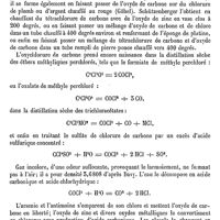 0472 - Page 468 - Oxychlorocarbonique (Acide) [L. Hahn] / Oxychloroformyle ou Oxyde de méthyle térachloré [L. Hahn]