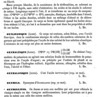 0533 - Page 529 - Oxylinoléique (Acide) [L. Hahn] / Oxylizarique (Acide) [L. Hahn] / Oxymaléique (Acide) [L. Hahn] / Oxymalonique (Acide) [L. Hahn] / Oxymels. Voy. Oxymellites [L. Hahn] / Oxymellites [L. Hahn]