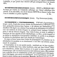 0535 - Page 531 - Oxymétaxylolquinone [L. Hahn] / Oxyméthylène [L. Hahn] / Oxyméthylène-disulfureux (Acide) [L. Hahn] / Oxyméthylphénylformique (Acide). Voy. Oxytoluique (Acide) / Oxymorphine ou Pseudomorphine [L. Hahn]