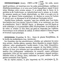 0542 - Page 538 - Oxysaccharum [L. Hahn] / Oxyrubian [L. Hahn] / Oxysalicylique (Acide) [L. Hahn] / Oxystelma [Ed. Lefèvre] (bibliographie)