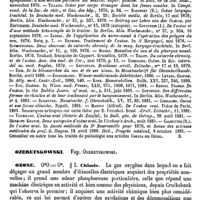 0582 - Page 578 - Ozène [B. Brochin] (bibliographie) / Ozeretskowski. Voy. Oseretskowski / Ozone / Chimie [C. Lutz]