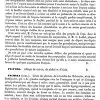 0626 - Page 622 - Pacchioni (Glandes de) [Amédée Dechambre] / Pacfong [Amédée Dechambre] / Pachira (Aubl.) [H. Baillon]