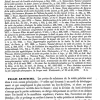 0751 - Page 747 - Palais (Voute et voile du). Pathologie [E. Gayraud] (bibliographie) / Palais artificiel [J. Aubry]