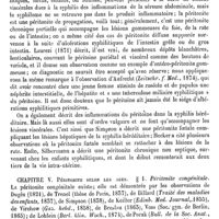 0419 - Page 415 - Péritonites. Péritonites spécifiques [Paul Spillmann, Ganzinotty] / Péritonite selon les âges [Paul Spillmann, Ganzinotty]