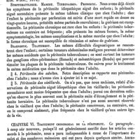 0424 - Page 420 - Péritonites. Péritonite selon les âges [Paul Spillmann, Ganzinotty] / Traitement chirurgical de la péritonite [Paul Spillmann, Ganzinotty]