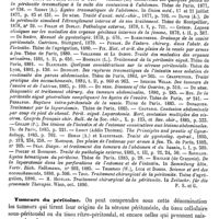 0435 - Page 431 - Péritonites. Traitement chirurgical de la péritonite [Paul Spillmann, Ganzinotty] (bibliographie) / Tumeurs de la totalité du péritoine [Paul Spillmann, Ganzinotty]
