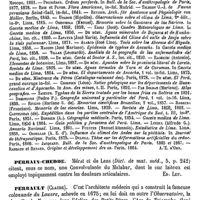 0516 - Page 512 - Pérou et Bolivie [Baron A. E. d'Ornellas] (bibliographie) / Perrain-Chedde [Ed. Lefèvre] / Perrault (Claude) [A. Chéreau]