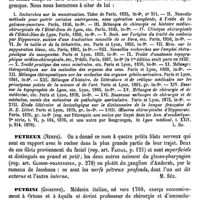 0768 - Page 764 - Pétrequin (Théodore-Joseph-Éléonord) [L. Hahn] (bibliographie) / Pétreux (Nerfs) [Marc Sée] / Petrini (Giuseppe) [L. Hahn] / Petrioli (Cajetano) [L. Hahn]