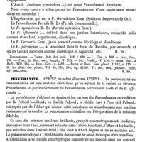 0779 - Page 775 - Peucédan [H. Baillon] (bibliographie) / Peucédanine [L. Hahn]