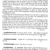 0007 - Page 3 - Sclérostomiens (Dujardin) [C. Davaine] / Scléroticonyxis [Amédée Dechambre] / Sléroticotomie [Amédée Dechambre] / Sclérotinique (Acide). Voy. Ergot de seigle / Sclérotique / Anatomie [A. Gayet]