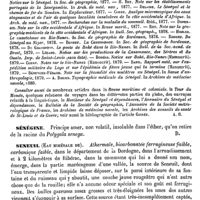 0675 - Page 671 - Sénégambie. État sanitaire de la Sénégambie selon les saisons et selon les races [A. Borius] (bibliographie) / Sénégine [Amédée Dechambre] / Seneuil (Eau minérale de) [A. Rotureau] / Sénevé [G. Planchon]