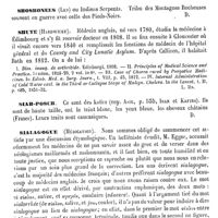 0515 - Page 511 - Shortt (Thomas) [L. Hahn] (bibliographie) / Shoshonees (Les) [Amédée Dechambre] / Shute (Hardwicke) [L. Hahn] / Siah-posch [Amédée Dechambre] / Sialagogue (Médication) [Fonssagrives]
