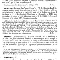 0589 - Page 585 - Siemerling (Les) [L. Hahn] (bibliographie) / Siemers (Joachim-Friedrich) [L. Hahn] / Siemssen (Les) [L. Hahn]